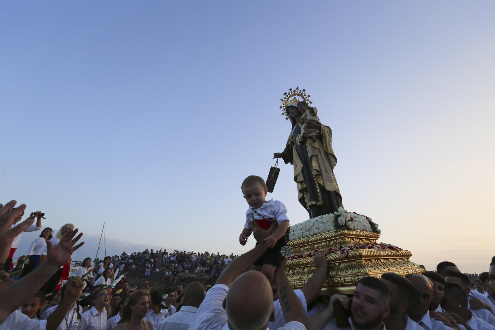 Las fotos de las procesiones de la Virgen del Carmen en Málaga