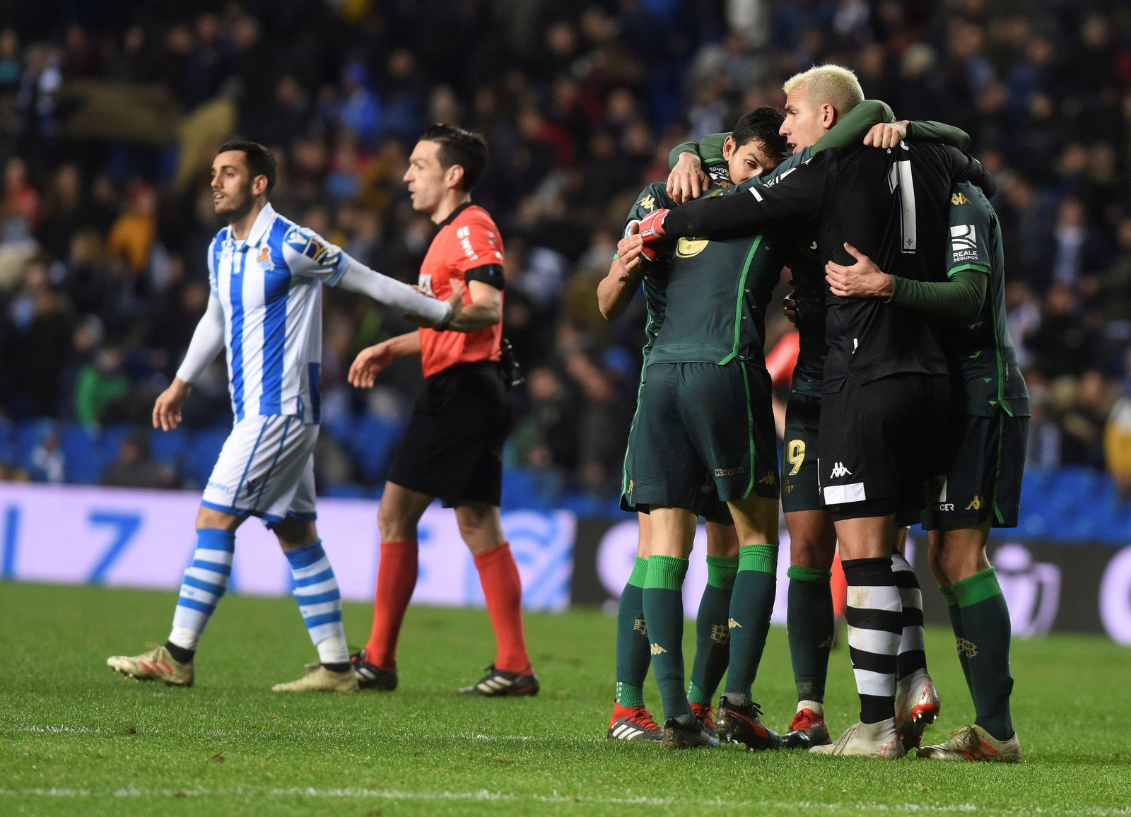 Las imágenes del Real Sociedad-Betis de Copa del Rey