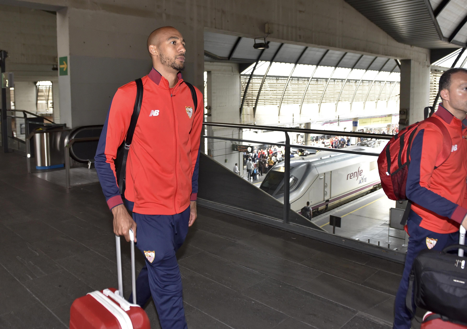 Las imágenes de la llegada del Sevilla