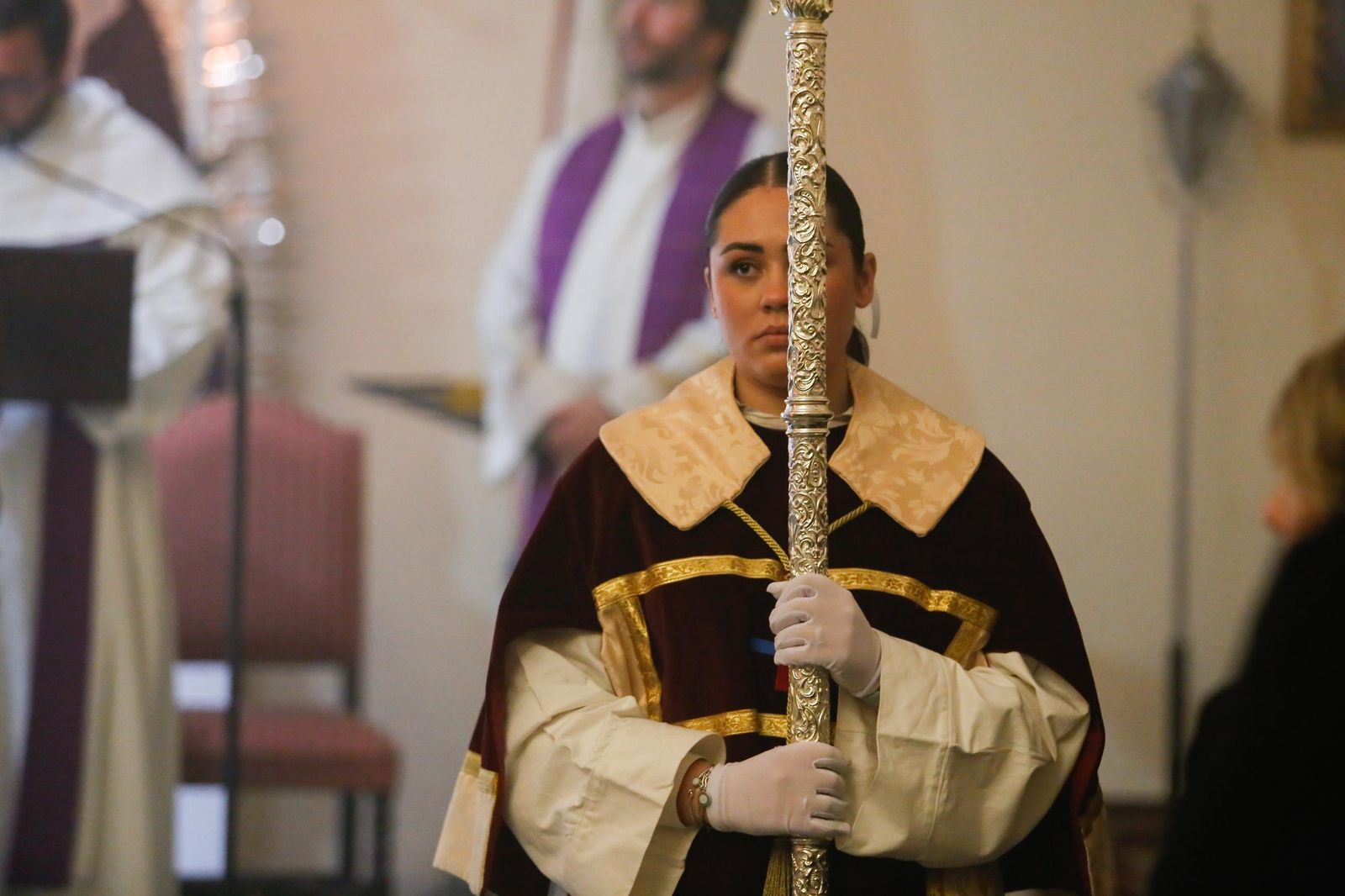 Fotos del vía crucis oficial del consejo local de Algeciras con las Tres Caídas