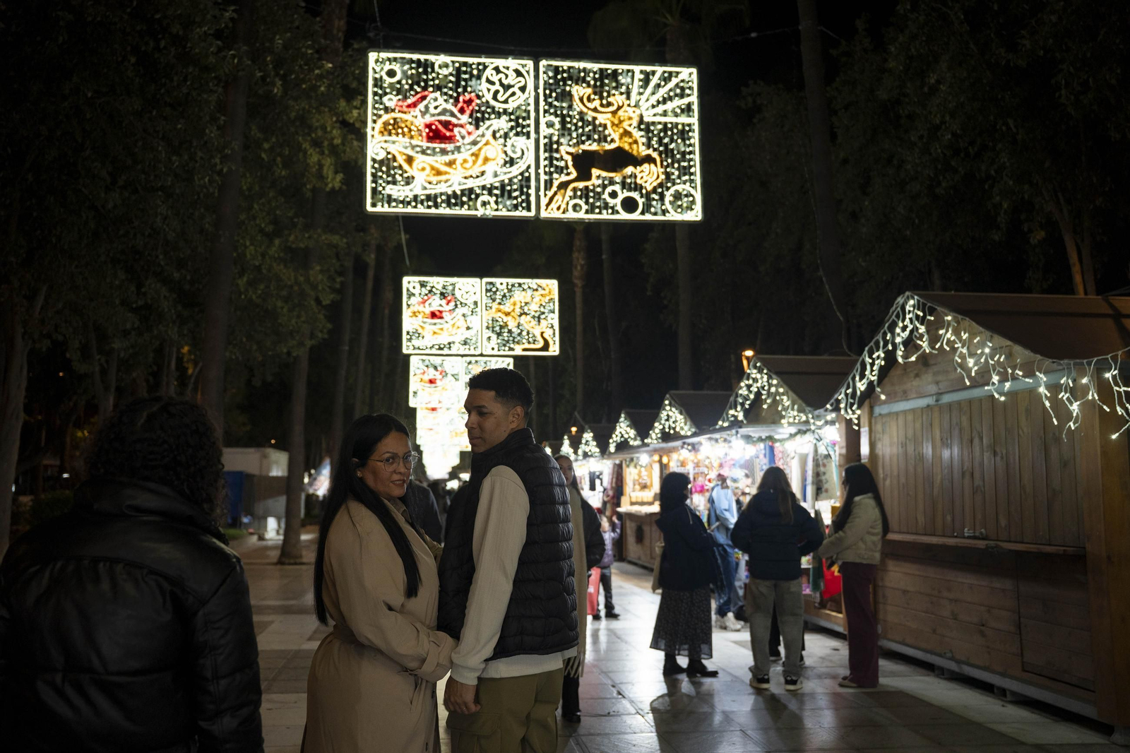Las mejores imágenes del encendido navideño en Almería