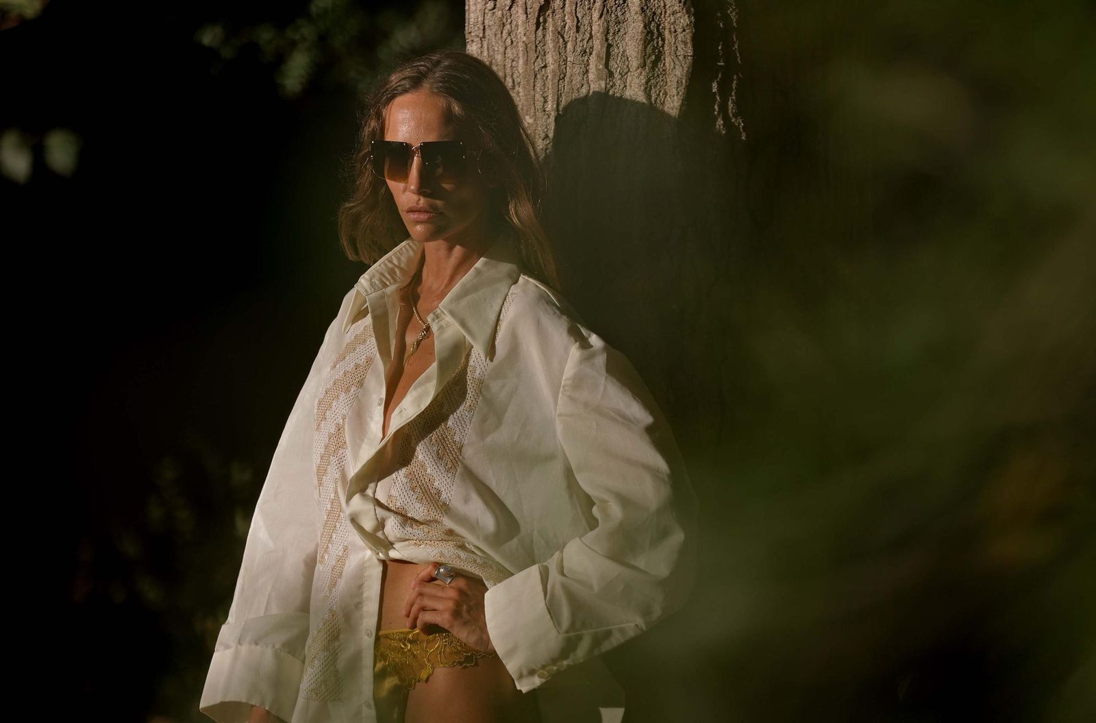 Fotos de Brisa Fenoy en la zona de Getares en Algeciras