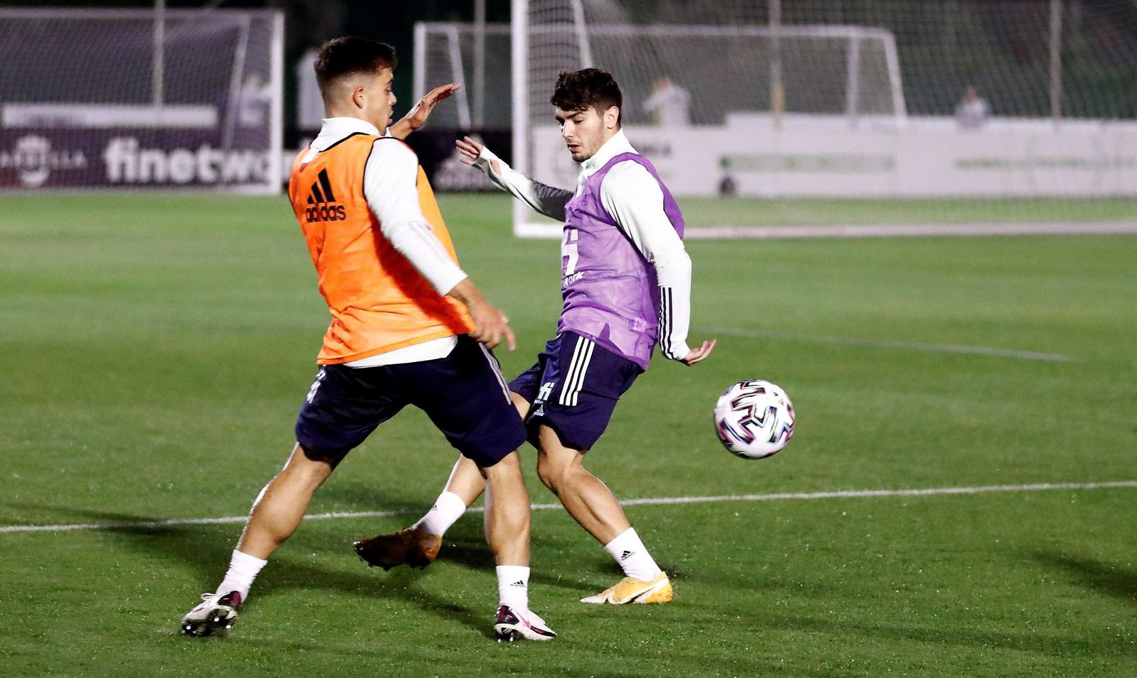 Brahim, con España sub 21.