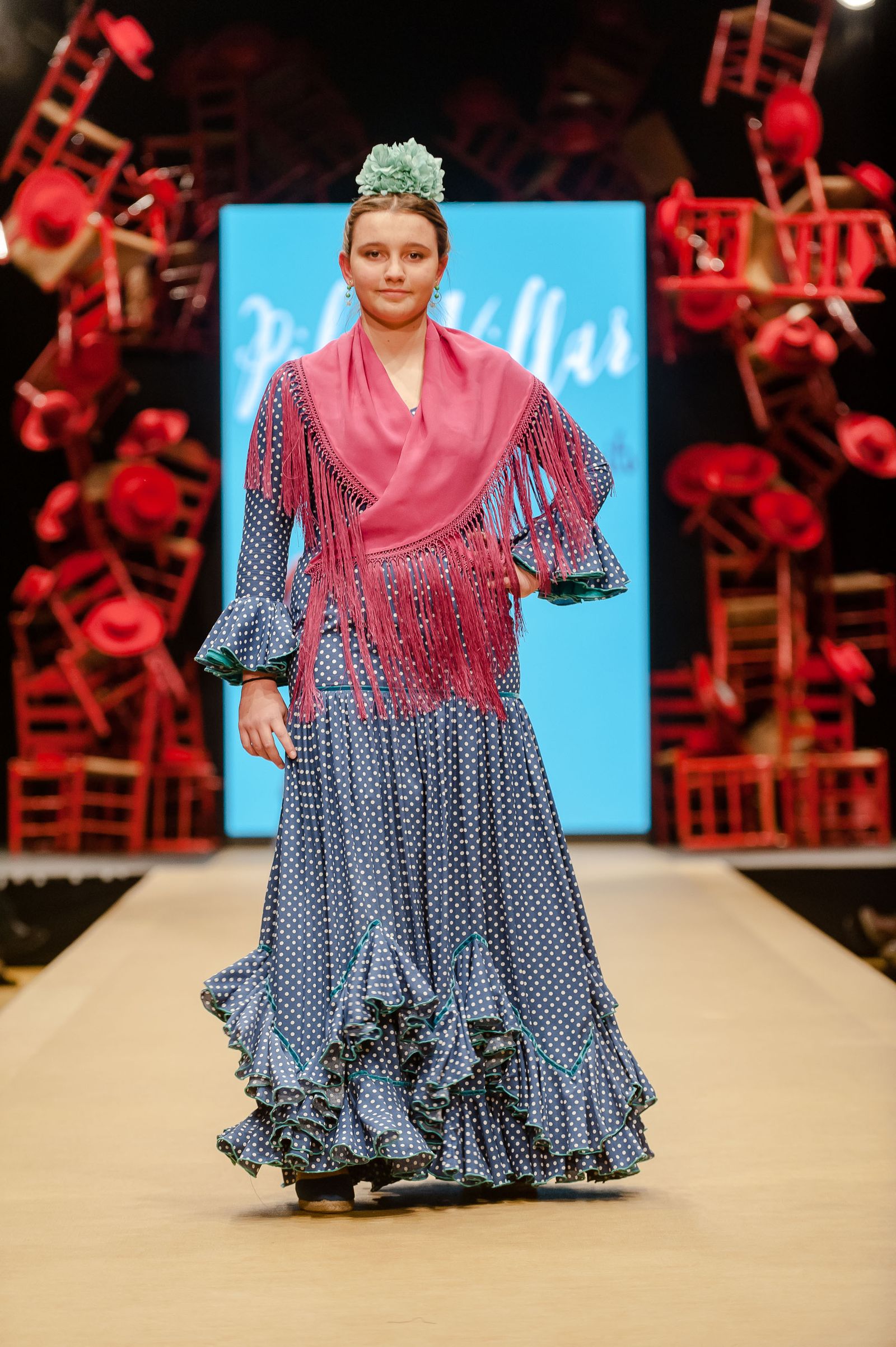 Pasarela Flamenca Jerez 2019: Pilar Villar, fotos del desfile