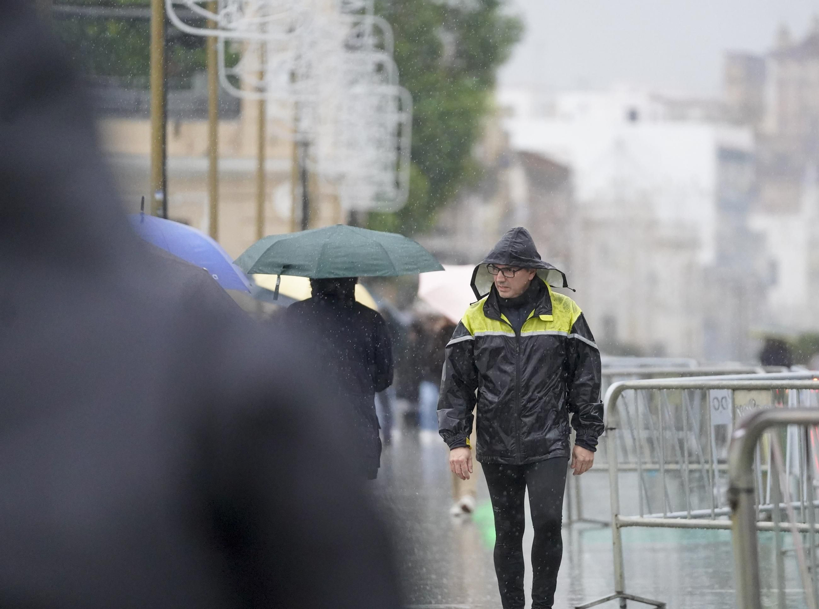 Viernes de lluvia intensa en Sevilla