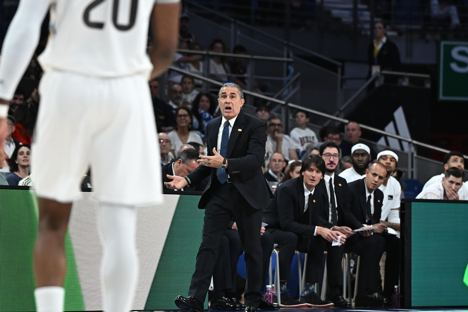 Yannick Nzosa, siete puntos en siete minutos ante el Real Madrid