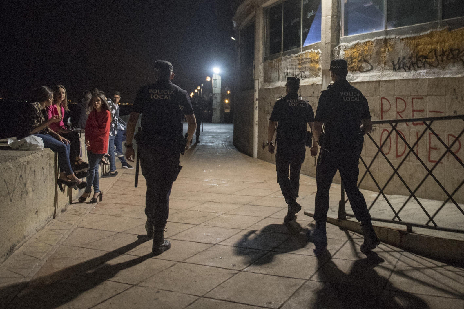 Una noche de patrulla en La Punta