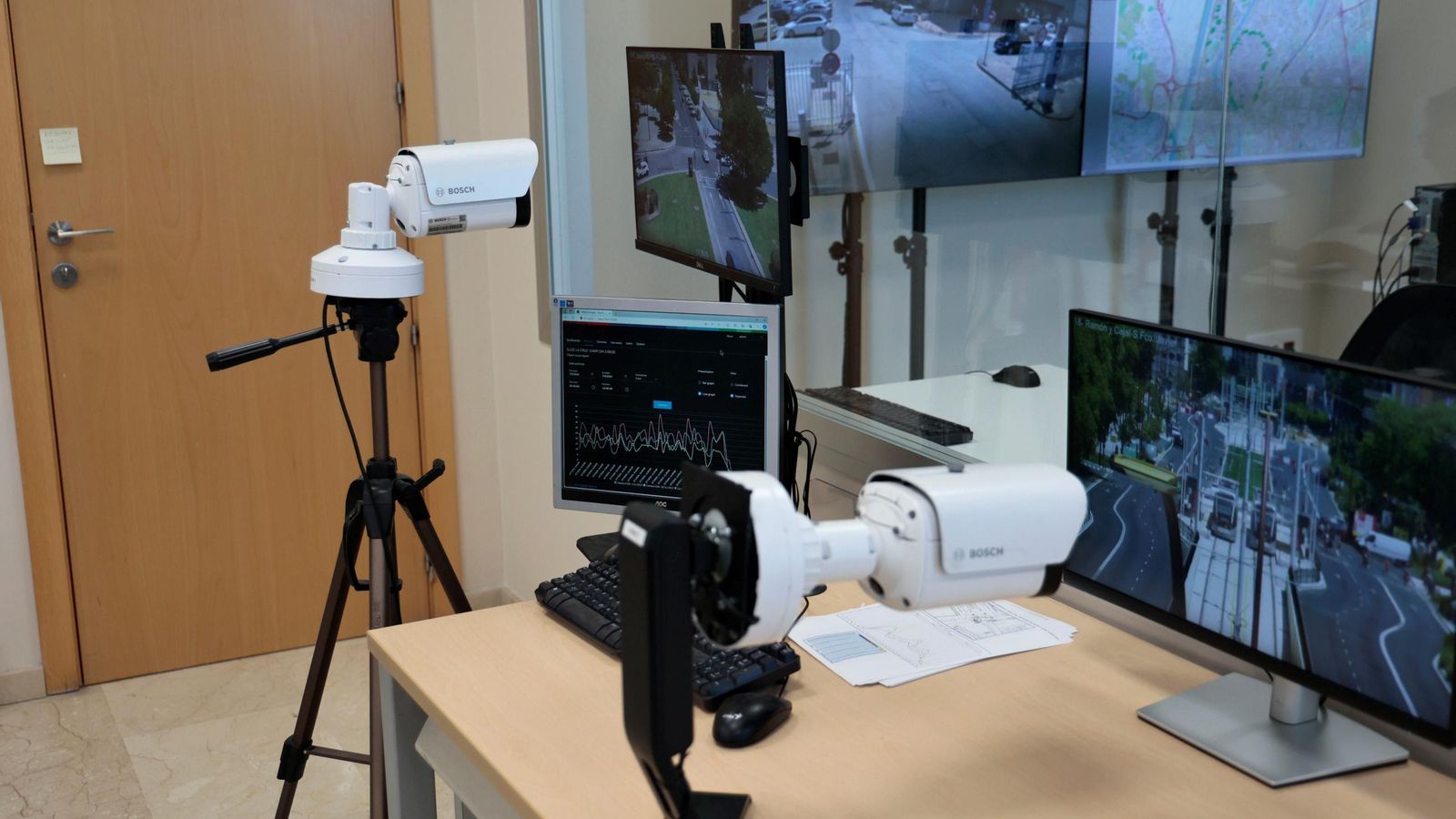 Análisis de las imágenes captadas por las cámaras.