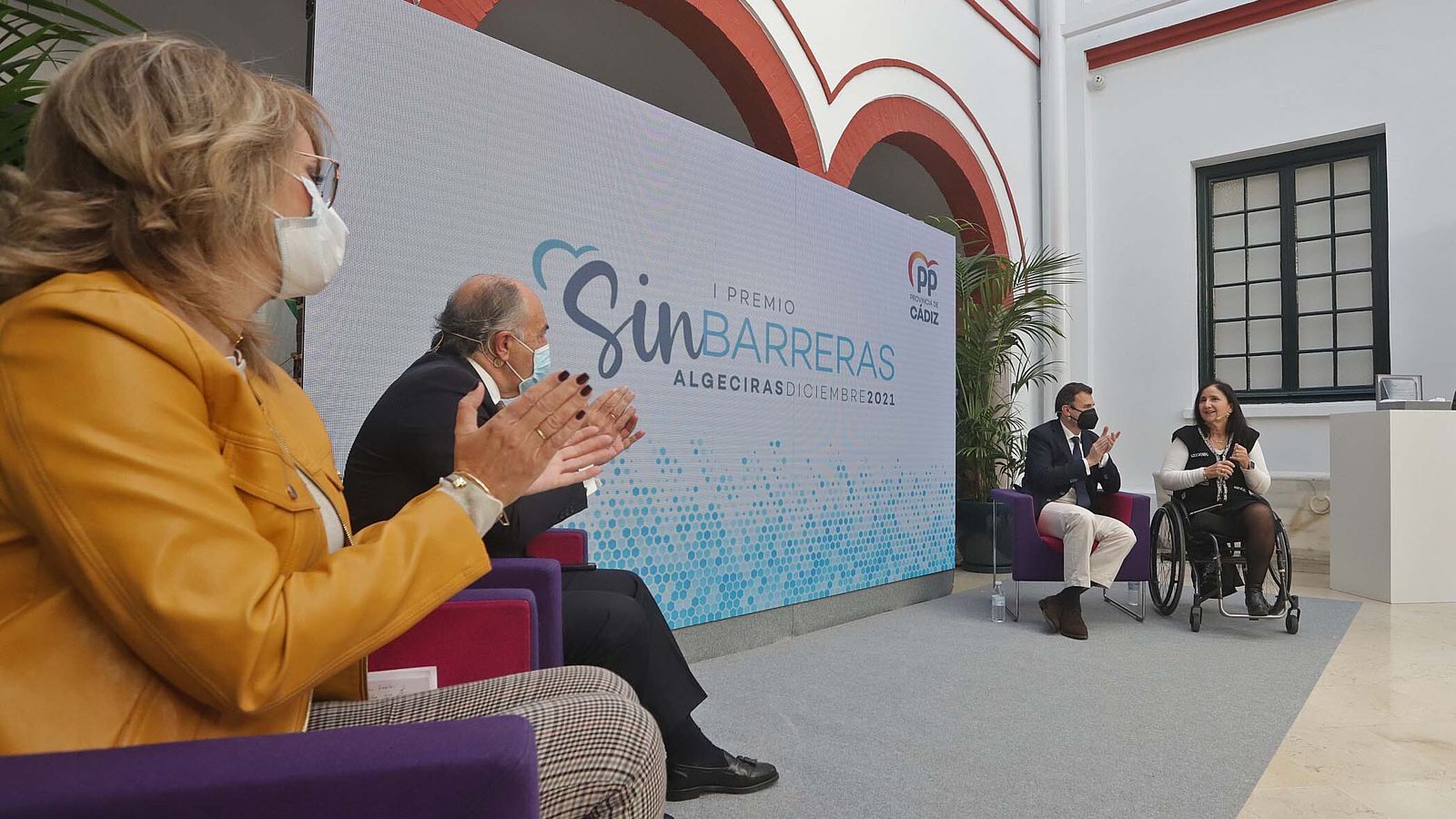 Fotos de la entrega del I Premio Sin Barreras  en Algeciras