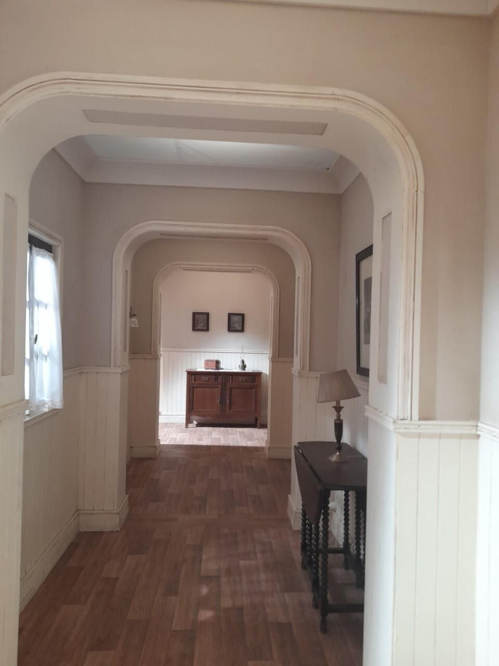 Pasillos del personal de servicio