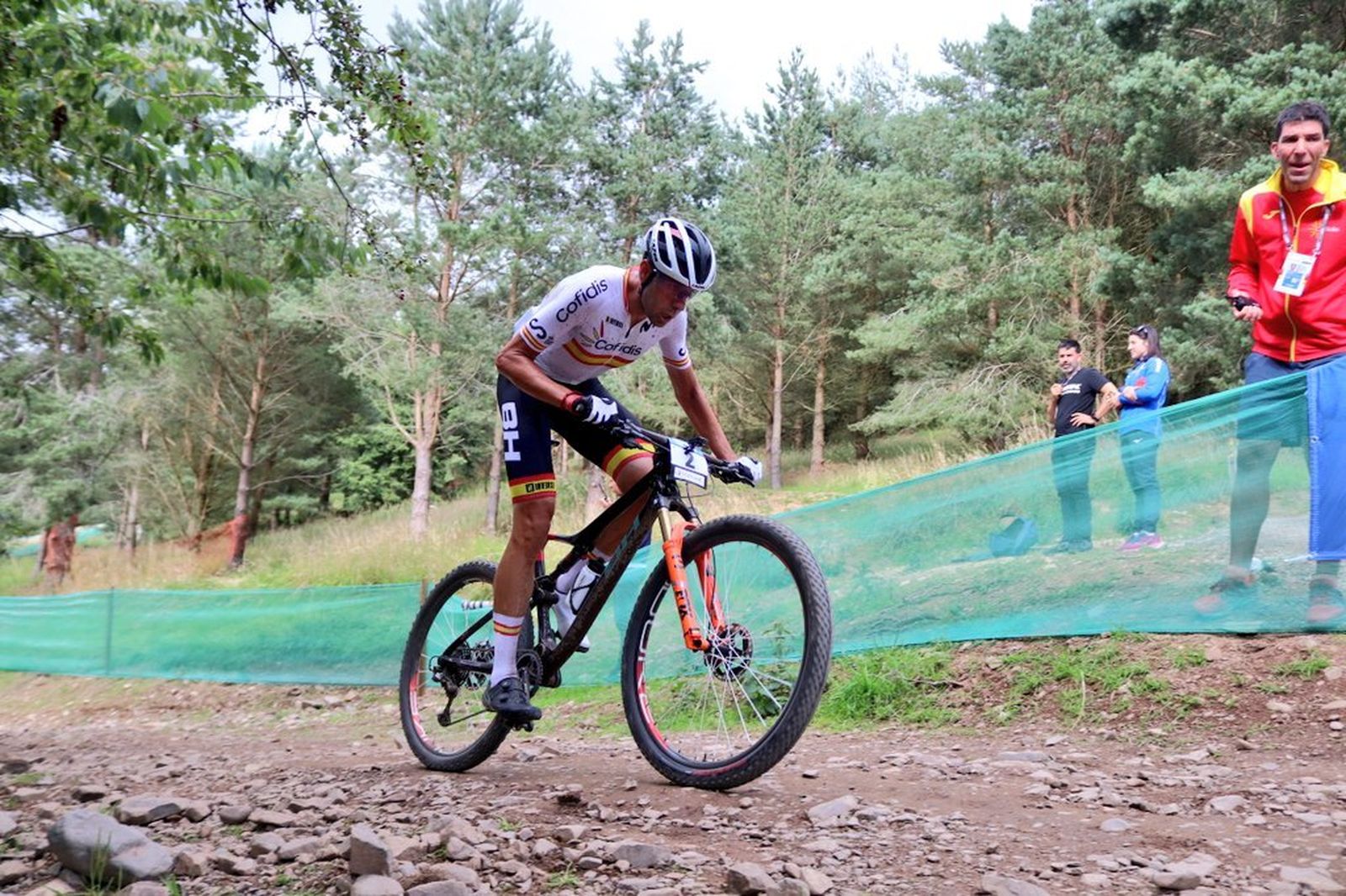 David Valero, durante una prueba.