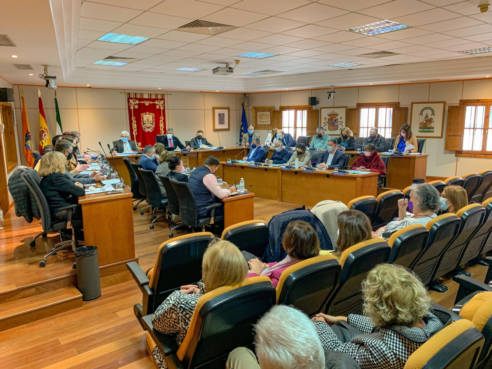 El alcalde, Víctor Navas, ha presidido el Pleno municipal.