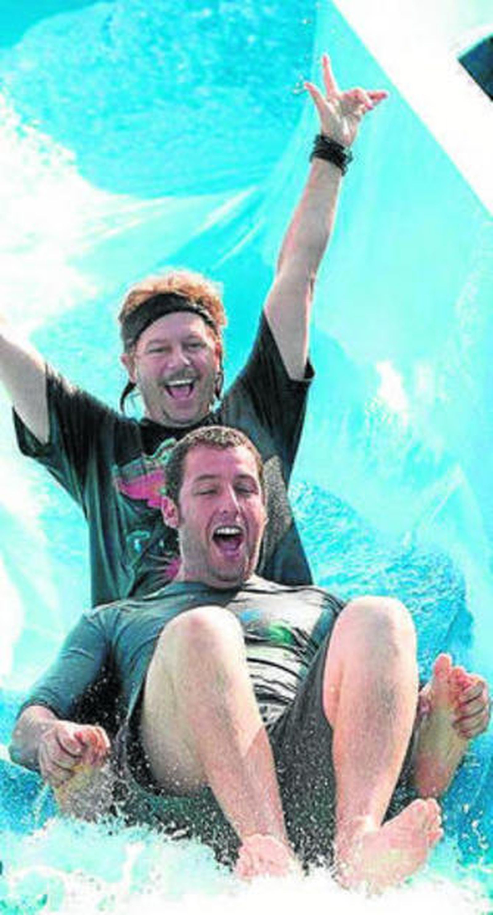 David Spade y Adam Sandler.