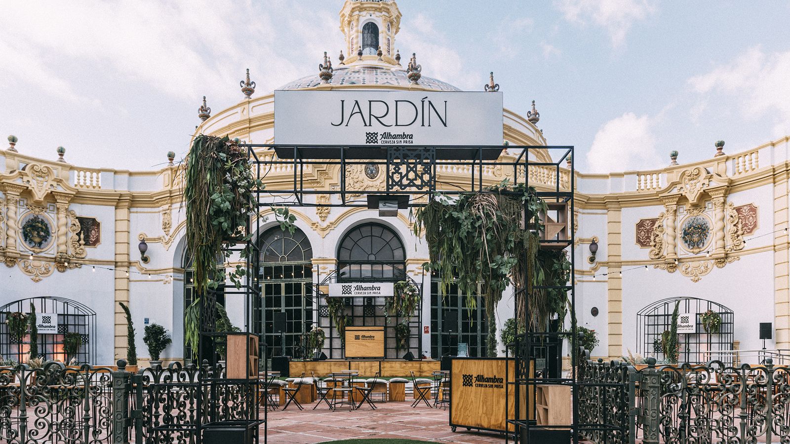 Jardín Alhambra Sevilla.