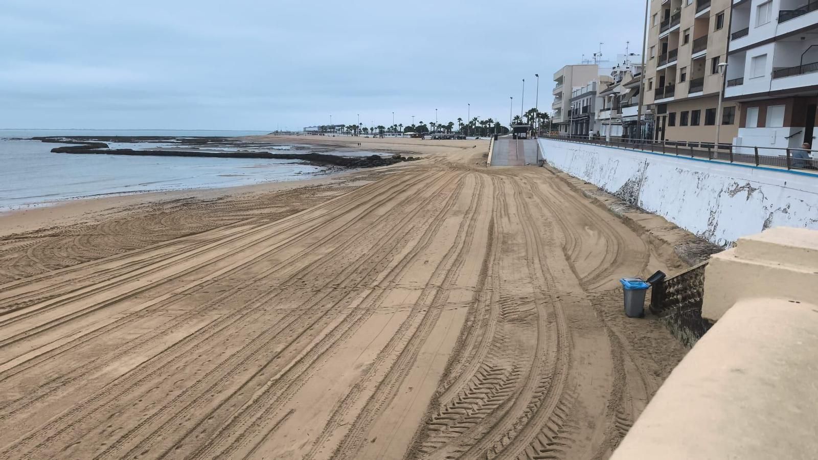 La playa Cruz del Mar de Chipiona.