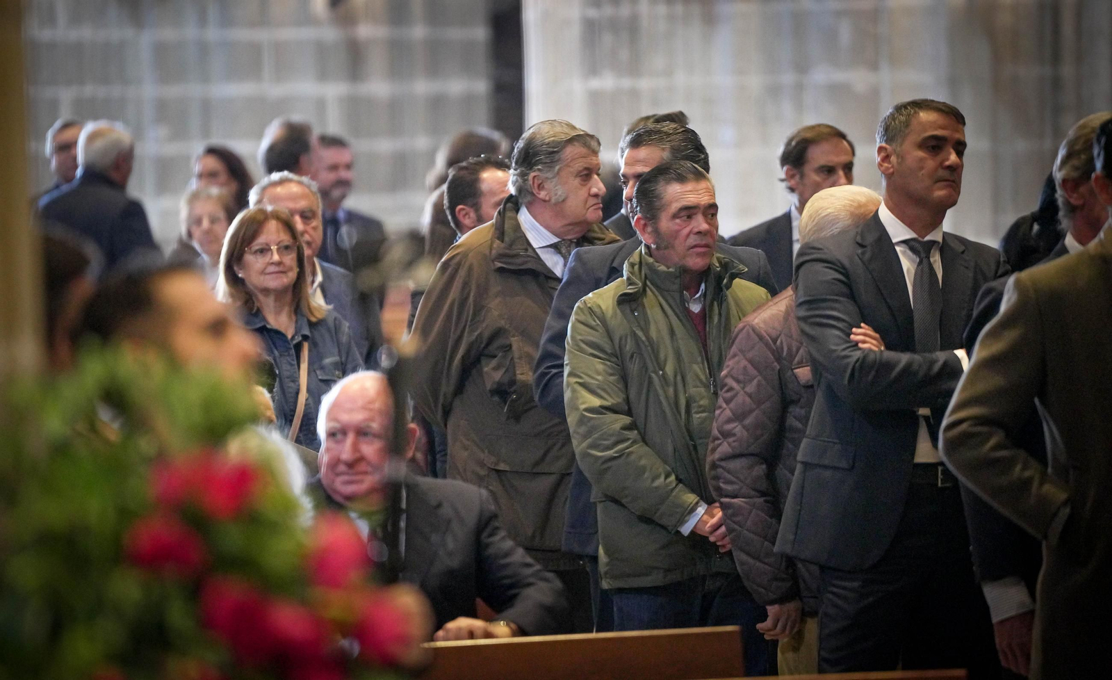 Imágenes del funeral de Álvaro Domecq en la catedral de Jerez