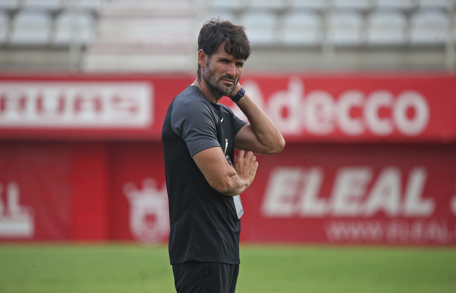 Fotos del entrenamiento del Algeciras CF en el estadio Nuevo Mirador