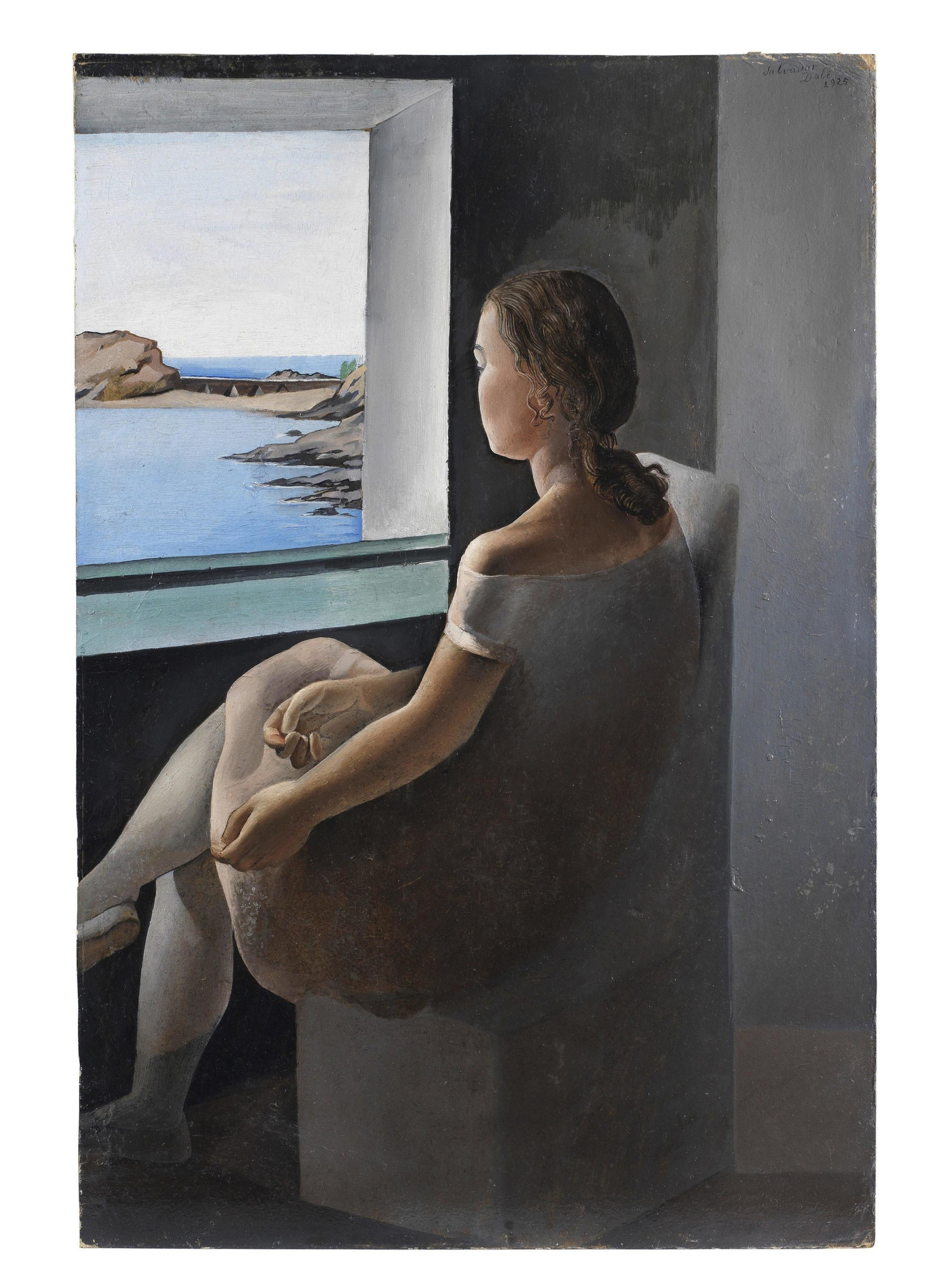 Fotografía cedida por la casa de subastas Bonhams del cuadro 'Figura de perfil'.