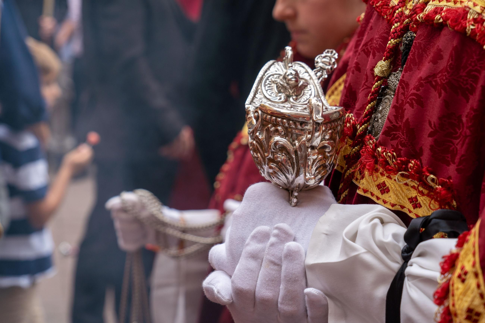 Imágenes del traslado del Cristo del Amor a la Concepción