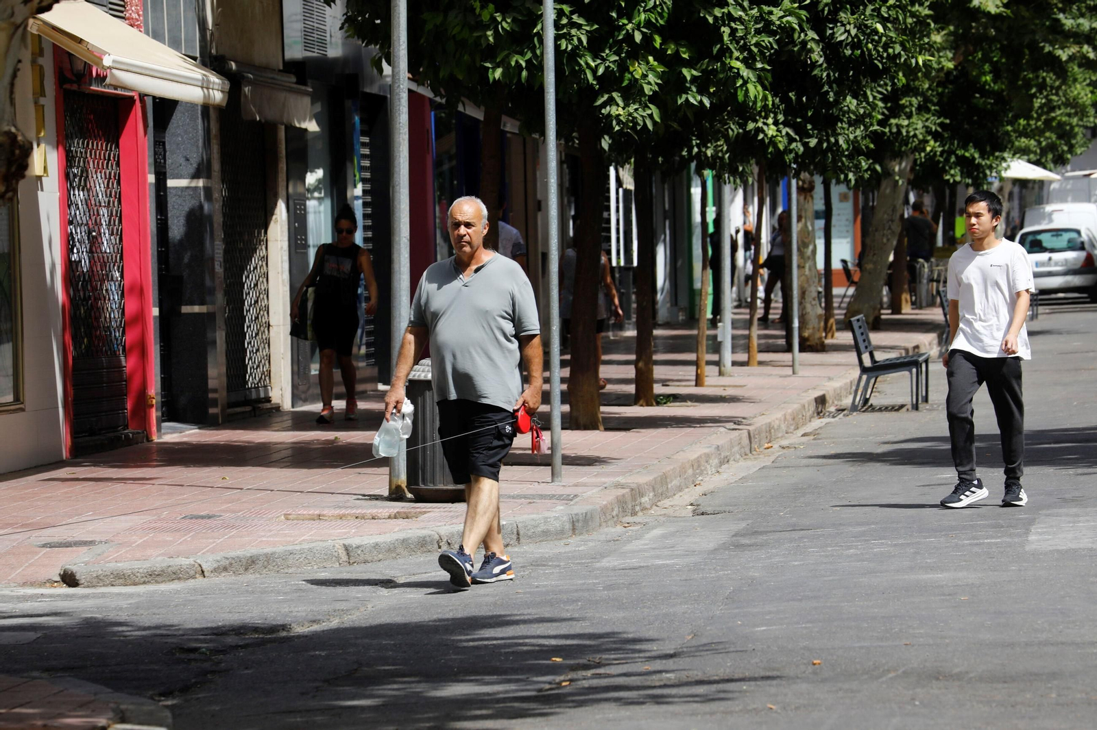 Ambiente en la avenida de Barcelona