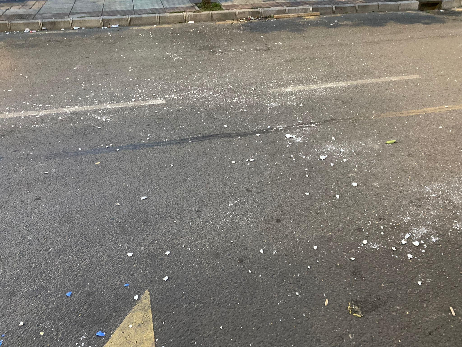 Los destrozos de los ultras en Málaga antes del Marbella-Atlético