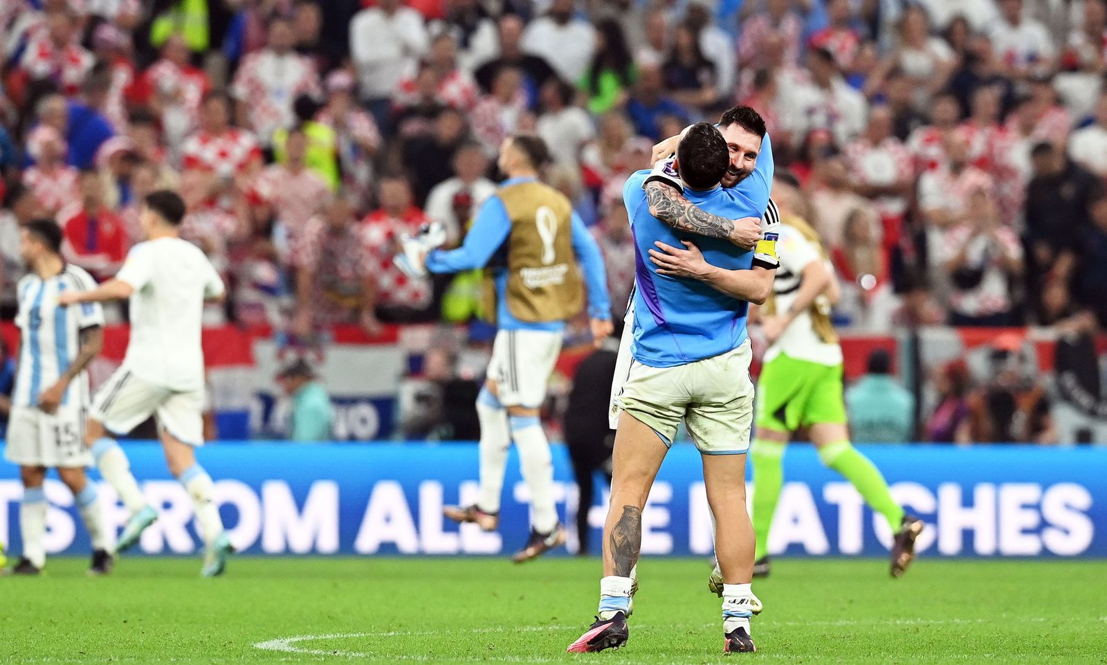 Las fotos de Messi contra Croacia