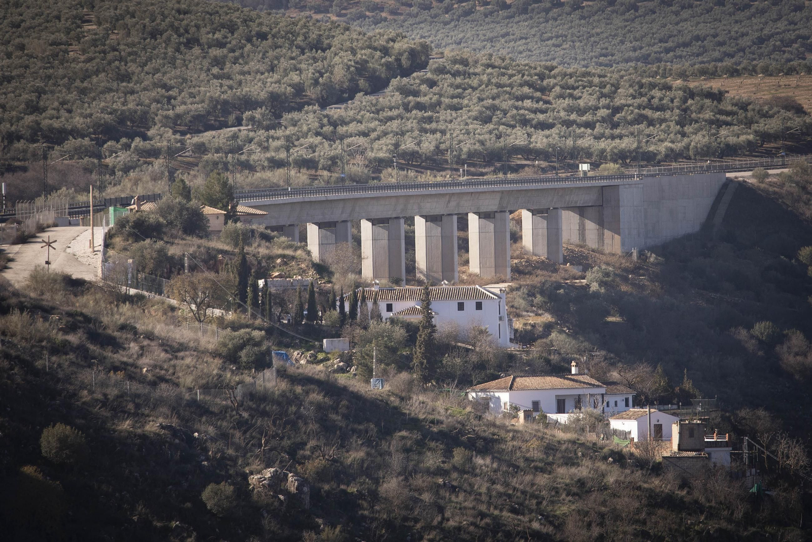 Así están las obras del tramo de Riofrío de la Variante de Loja después de nueve meses en obras