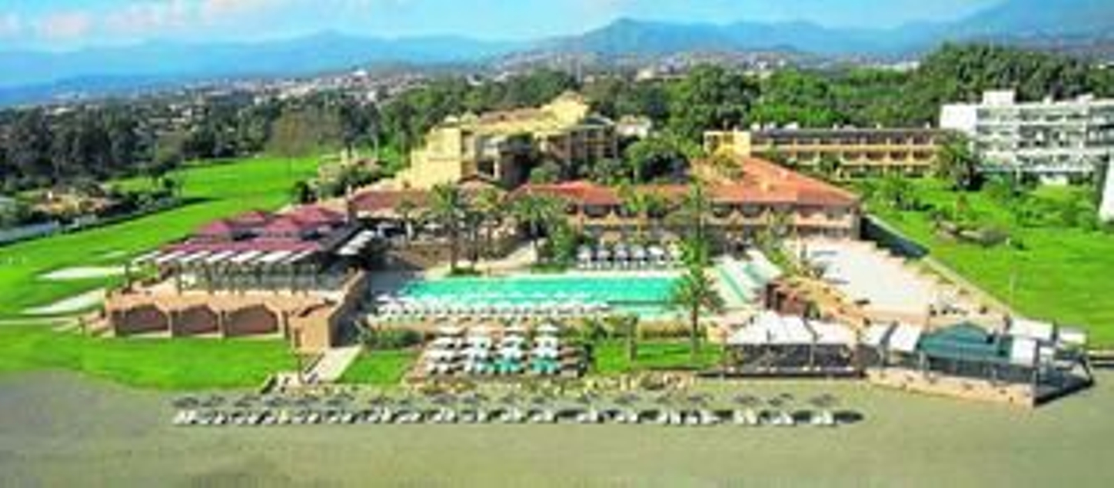 Vista panorámica del hotel Guadalmina.