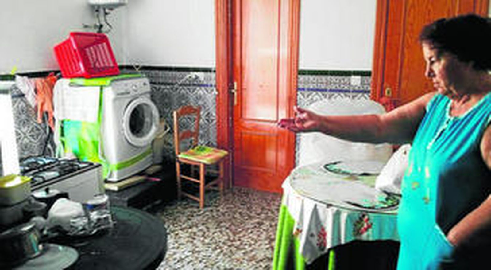 Con miedo a que se derrumbe su casa