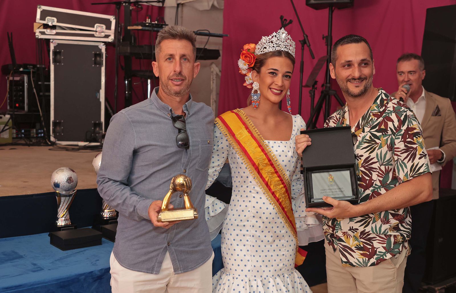 Fotos de los actos de entrega de premios en la caseta municipal de la Feria Real de Algeciras 2024