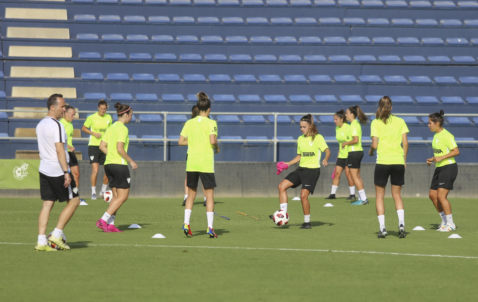 Las fotos del primer entrenamiento de pretemporada del Málaga Femenino