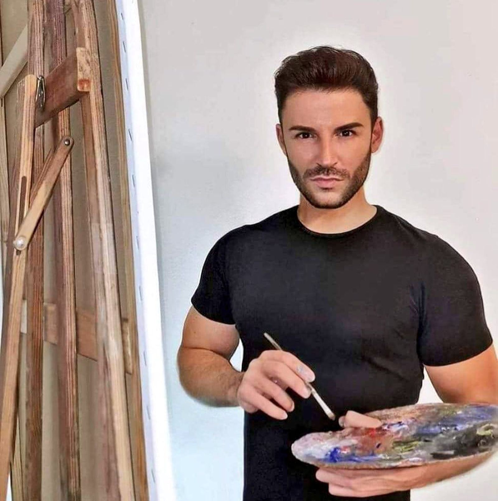 El pintor Sánchez Aguilera