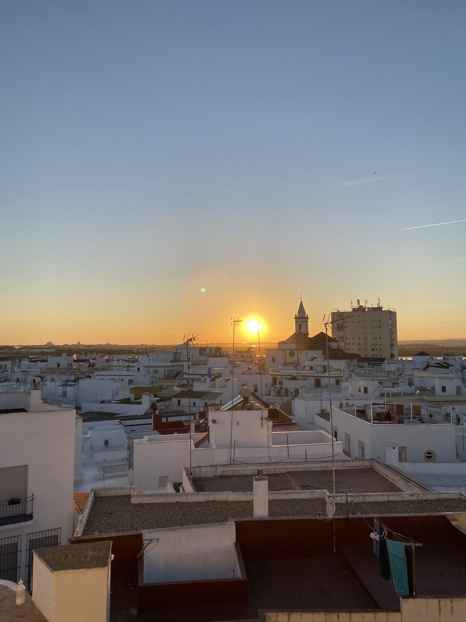 Atardecer sobre Ayamonte.