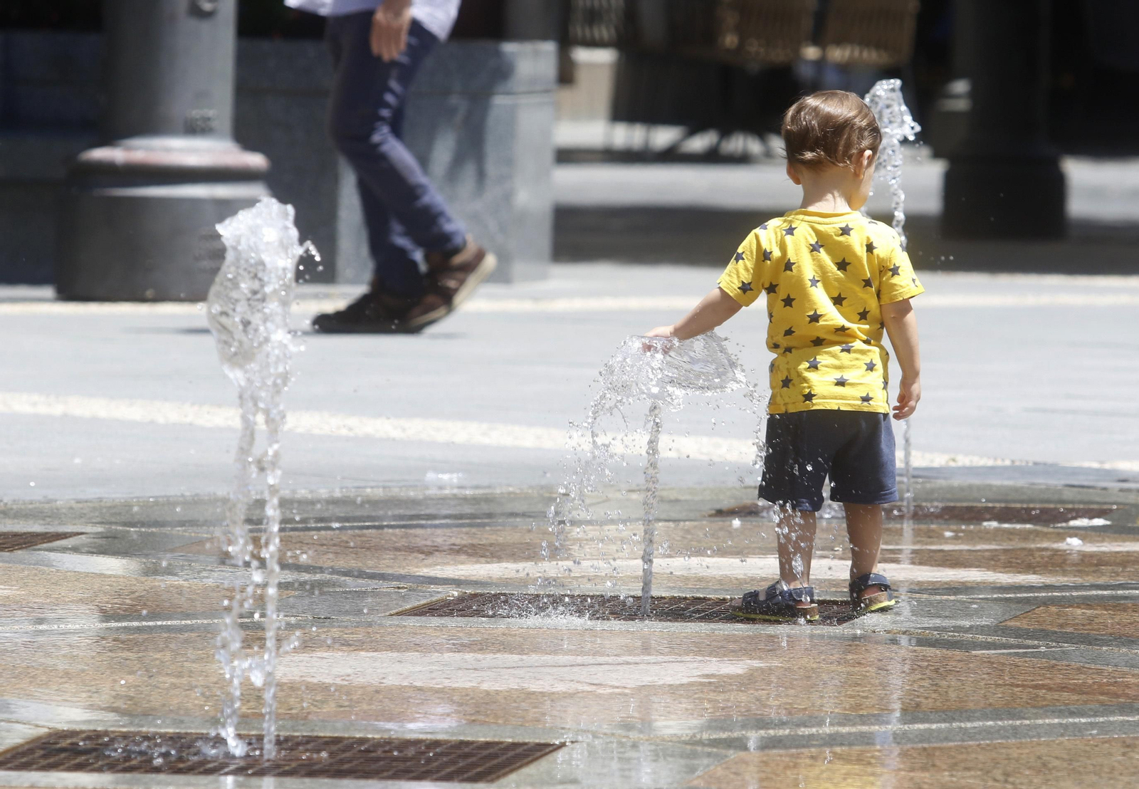 Las imágenes de una tarde cerca de los 40 grados de temperatura en Córdoba
