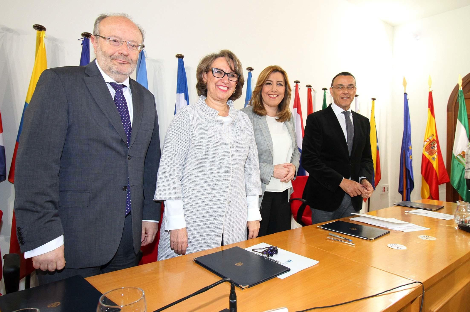 Susana Díaz, en La Rábida