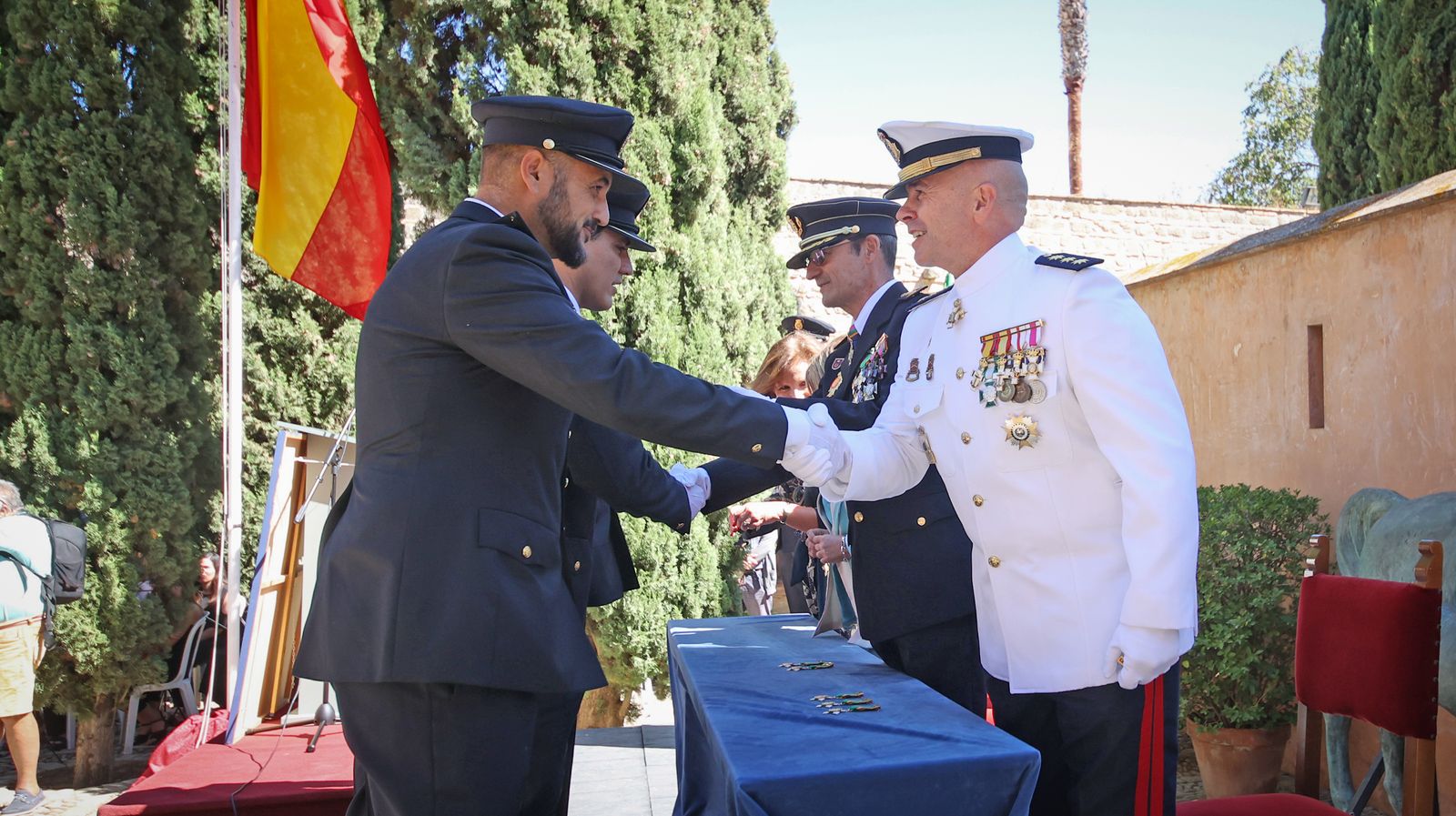Emotivo acto por el Día de la Policía Nacional celebrado en Jerez