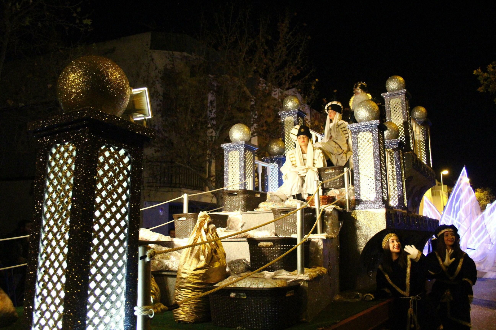 Una de las carrozas participantes en ediciones anteriores en la Cabalgata de Reyes de El Ejido.