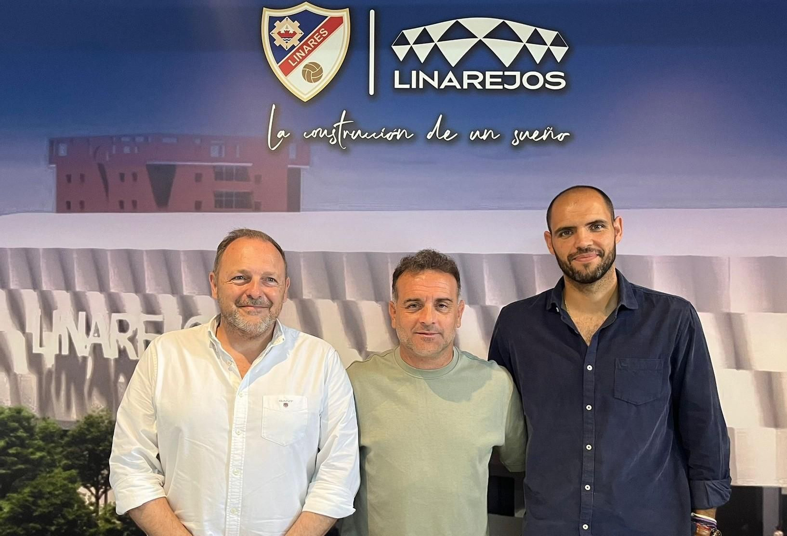 Luis Vera, Pedro Díaz y Cristian Sanz, en la rueda de prensa.