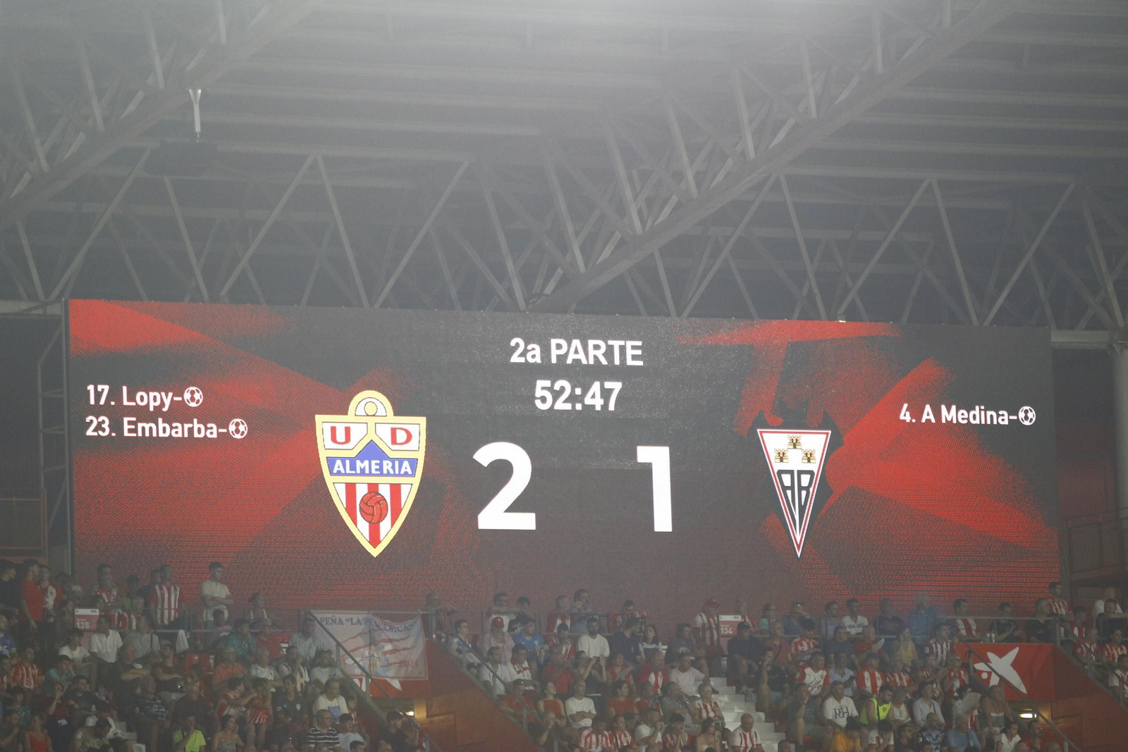 U.D. Almería-Albacete Balompié, en imágenes