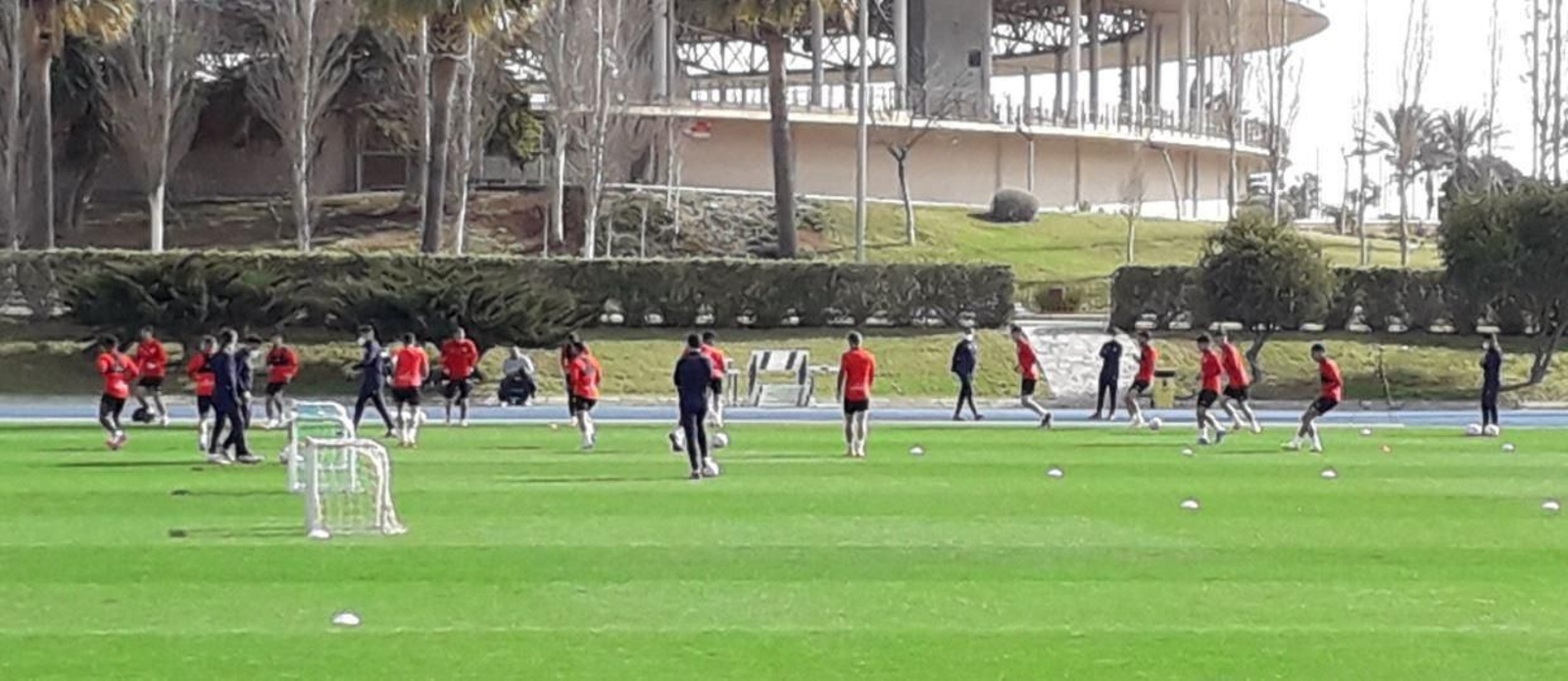 Entrenamiento de esta mañana.