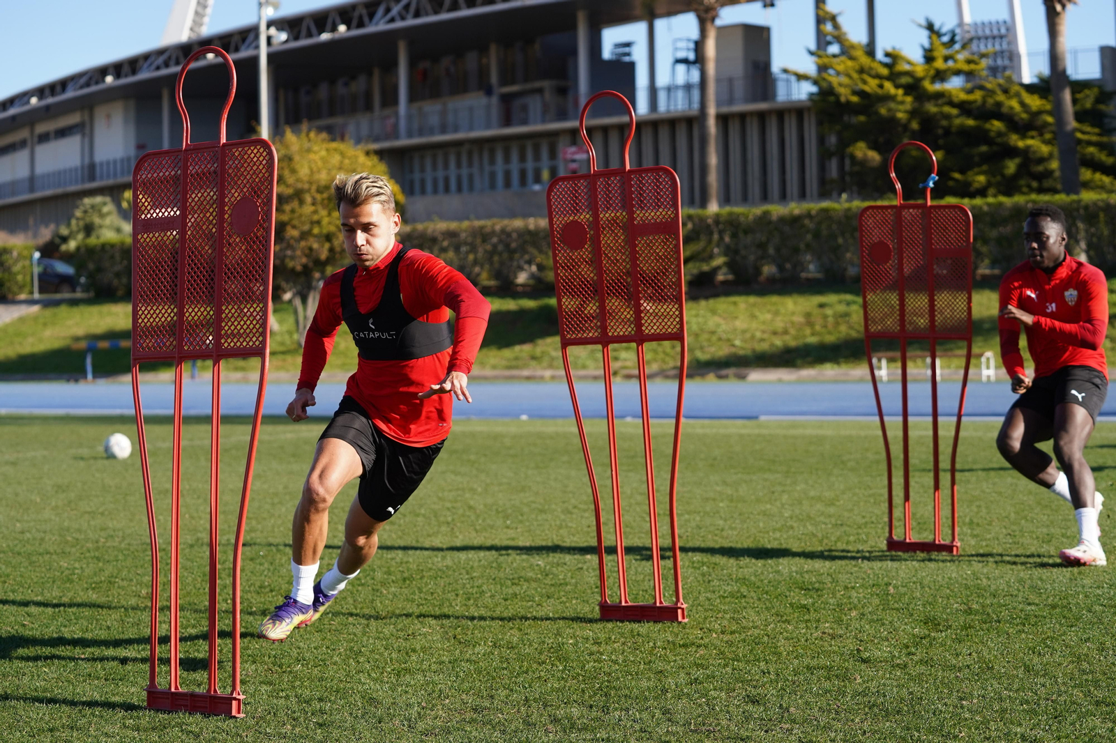 Entrenamiento del Almería, jueves 21