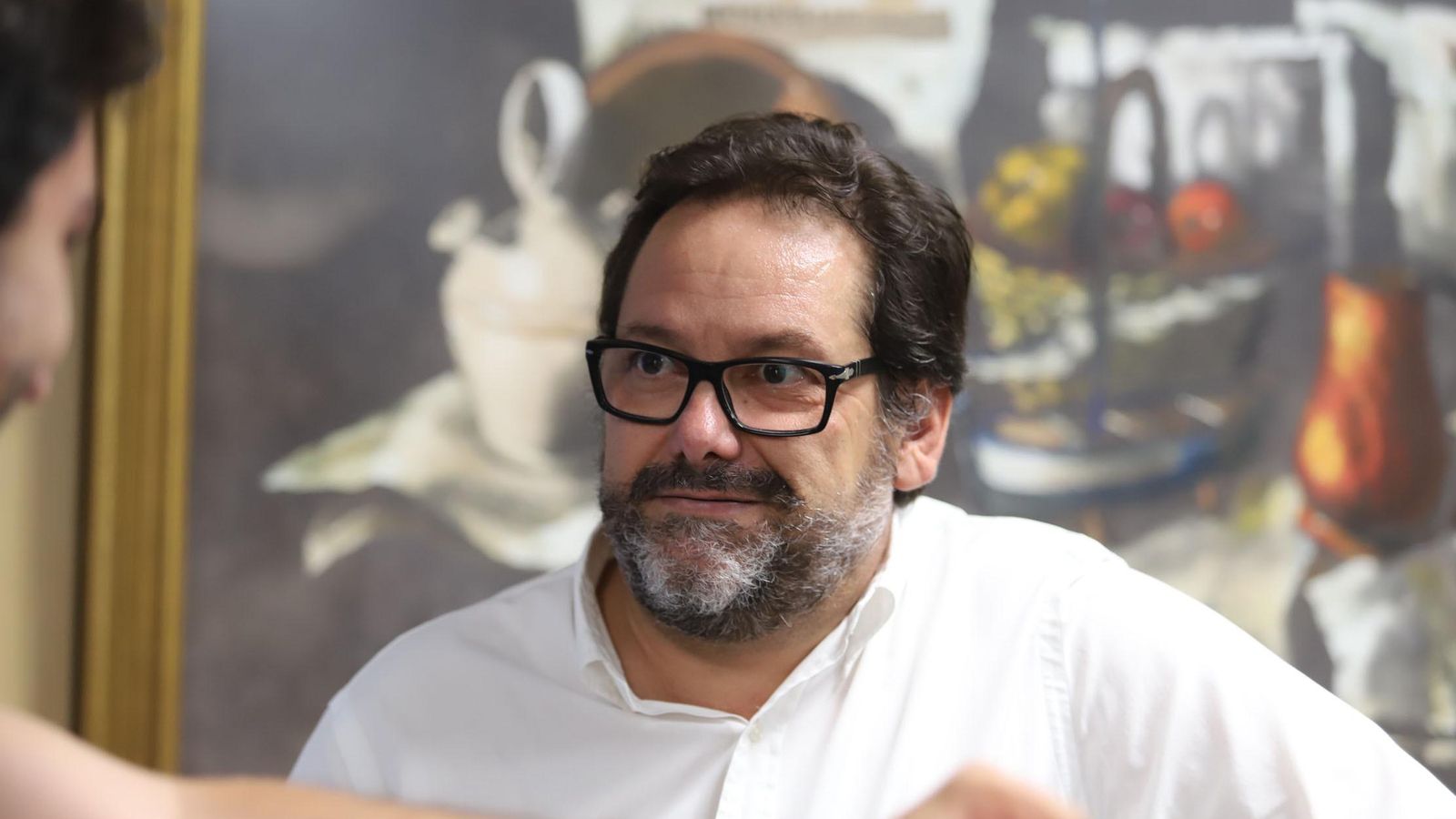 Rafael Barba, durante su entrevista en 'Huelva Información'.