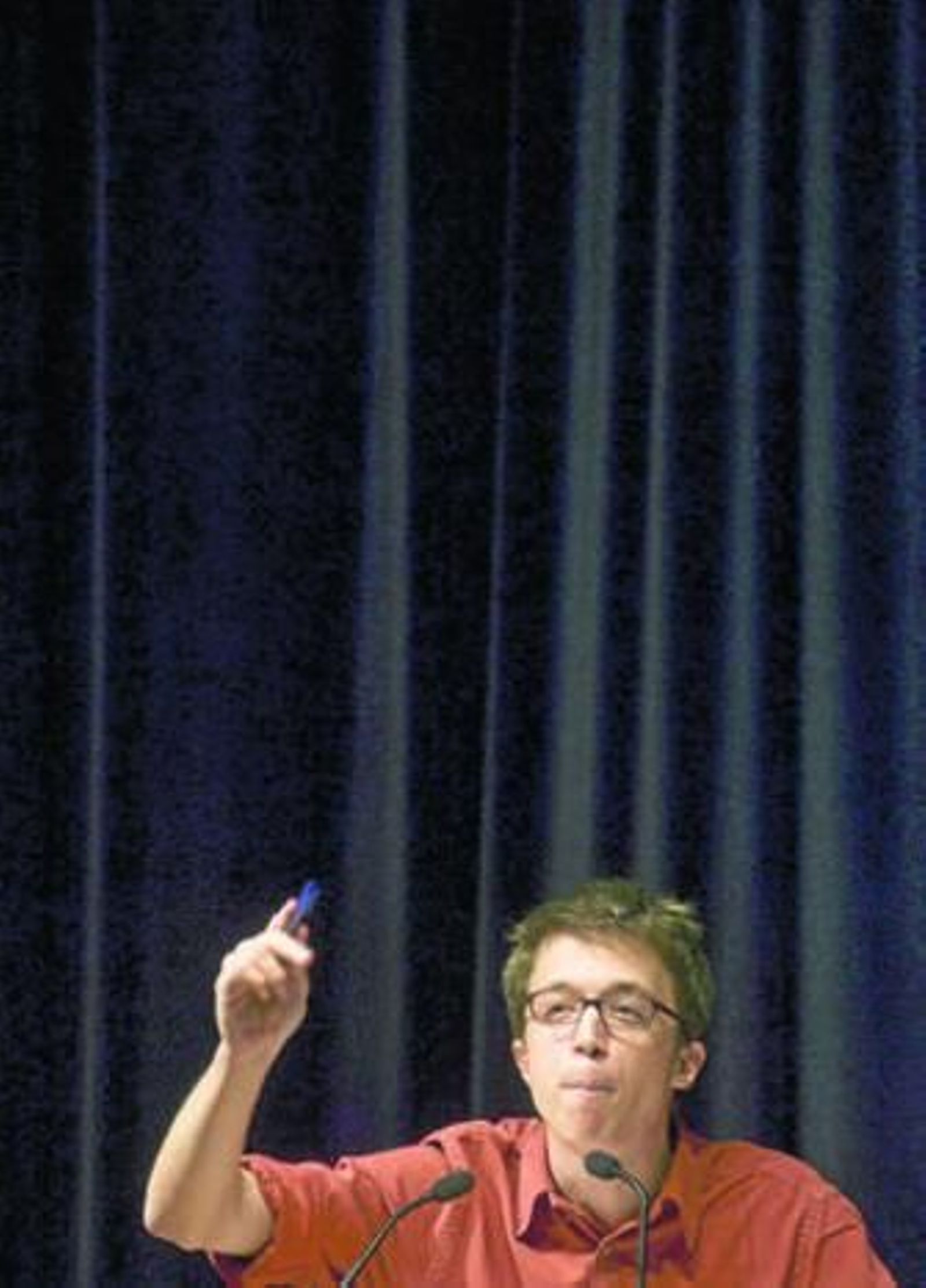 Íñigo Errejón, en una imagen tomada días atrás durante una intervención pública.