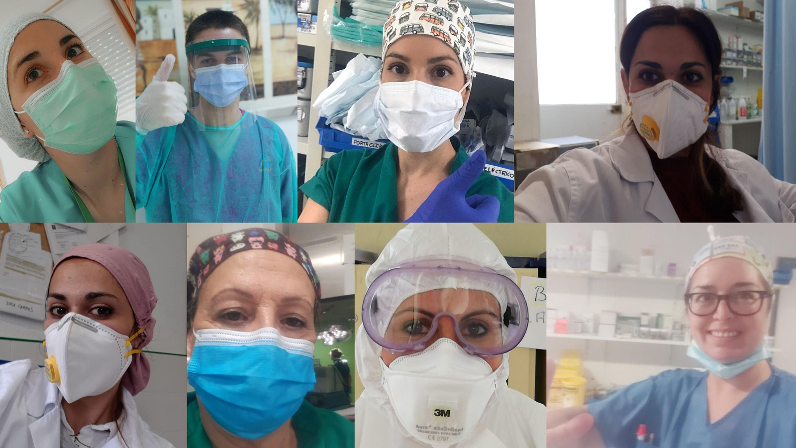 Galería: homenaje a los sanitarios del hospital de Jerez por el Día de la Enfermería