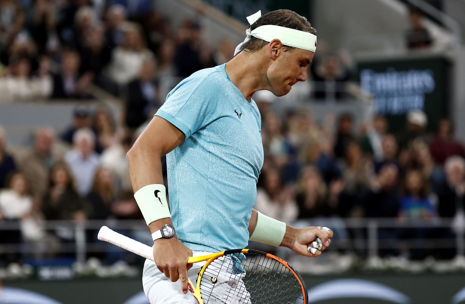 Las fotos del adiós de Nadal en Roland Garros