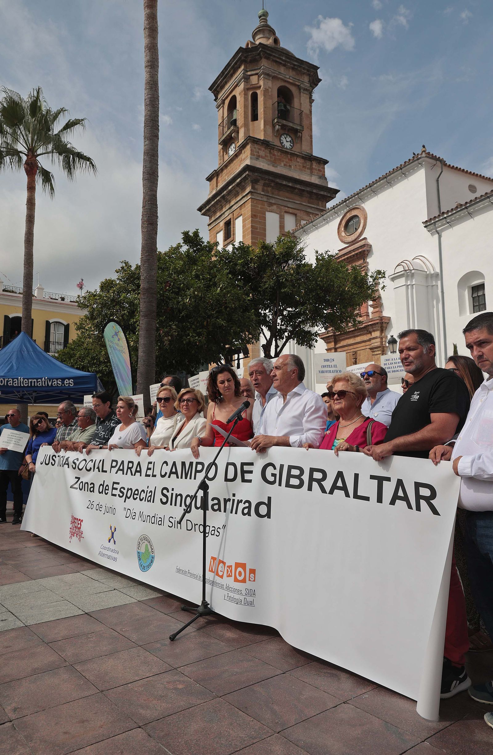 Imágenes de la conmemoración del Día Mundial Contra la Droga en Algeciras