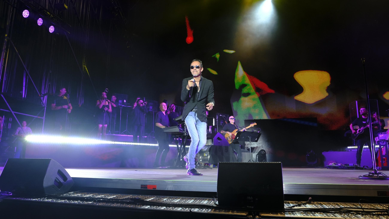 Concierto de Marc Anthony en Roquetas, en imágenes