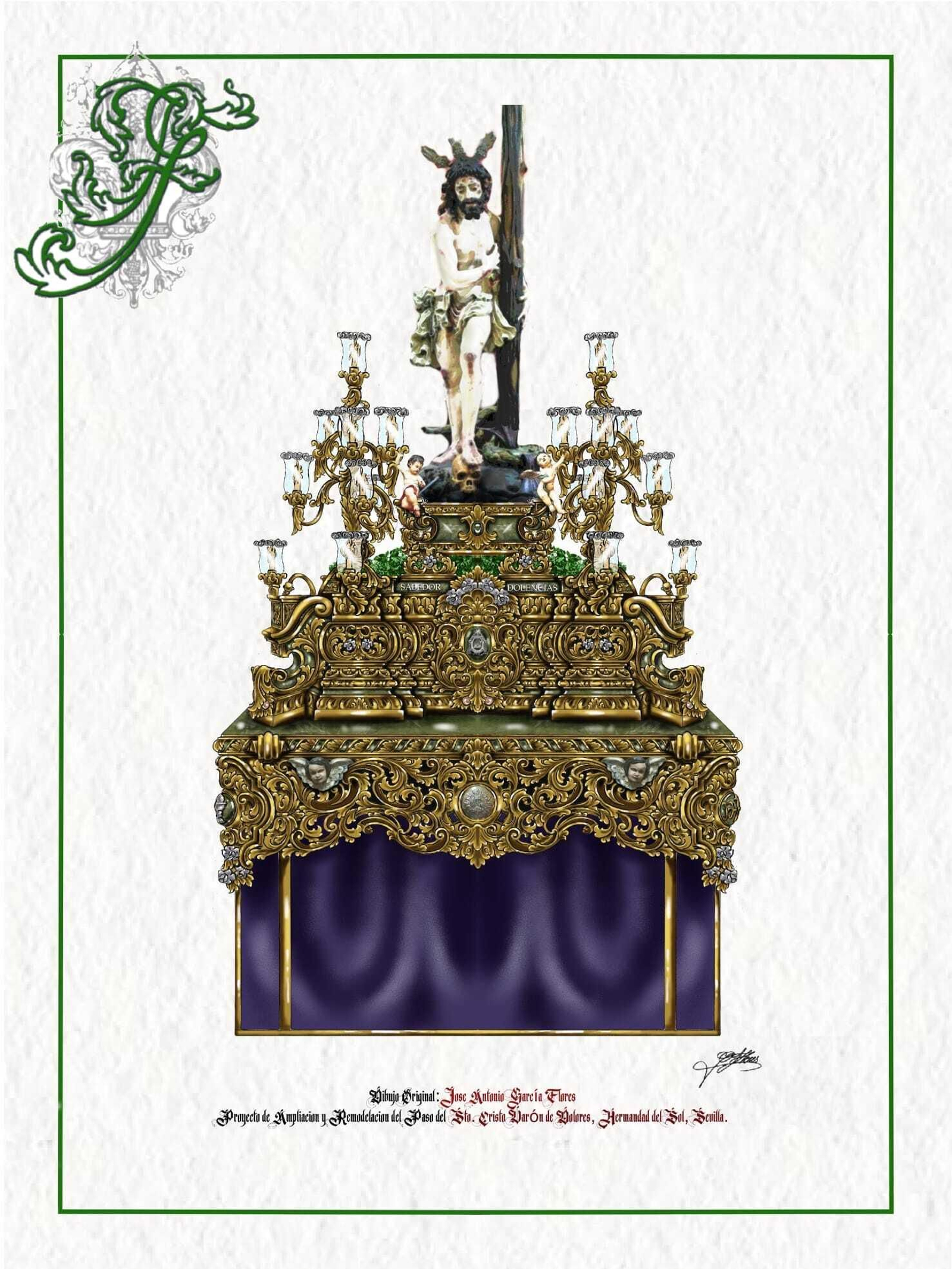 Frontal del paso según el nuevo diseño