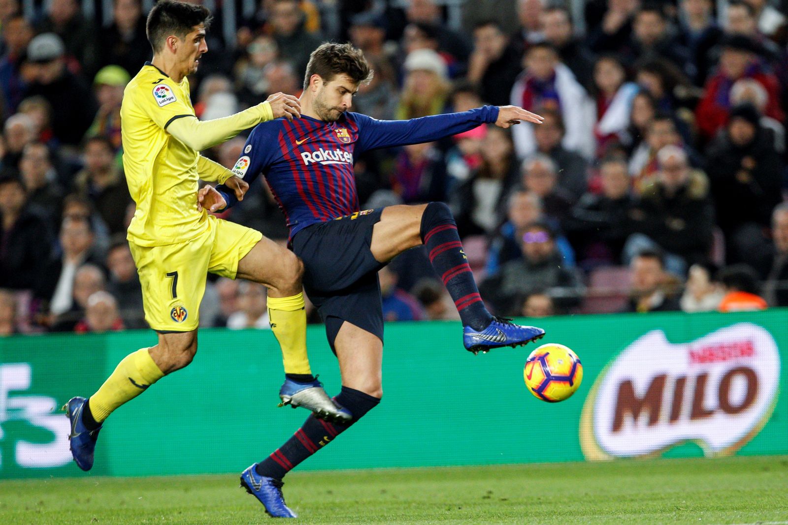 Las imágenes del Barcelona-Villarreal