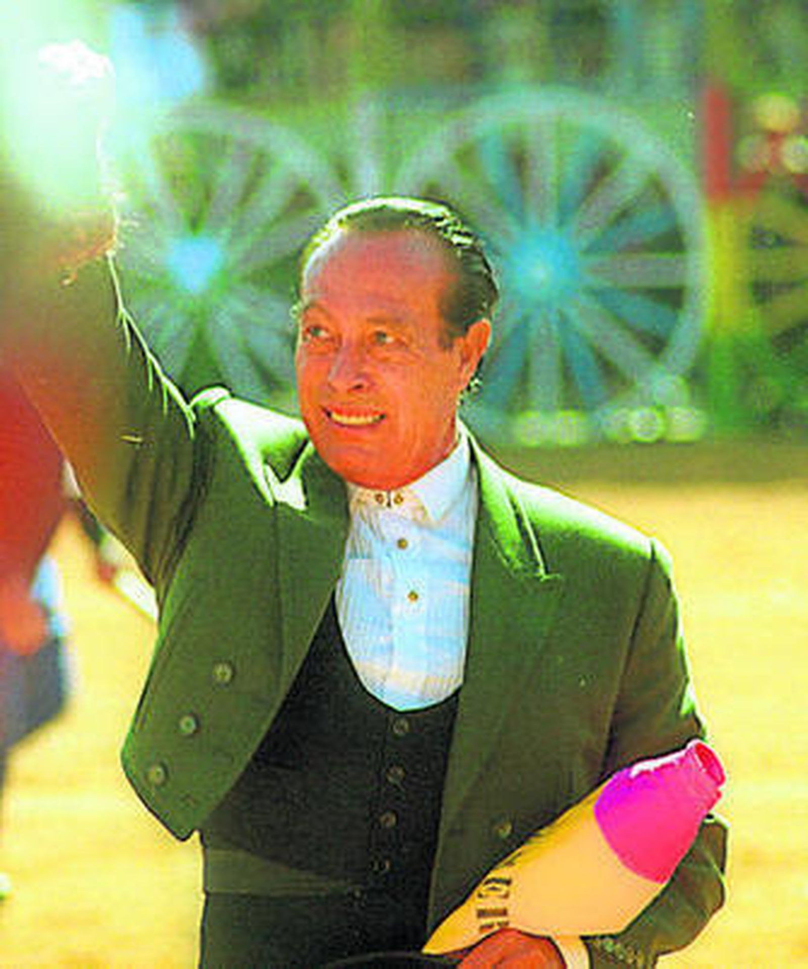 Romero, en su última actuación, el 22 de octubre de 2000, en La Algaba.